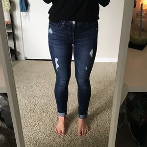 Express skinny stretch jeans